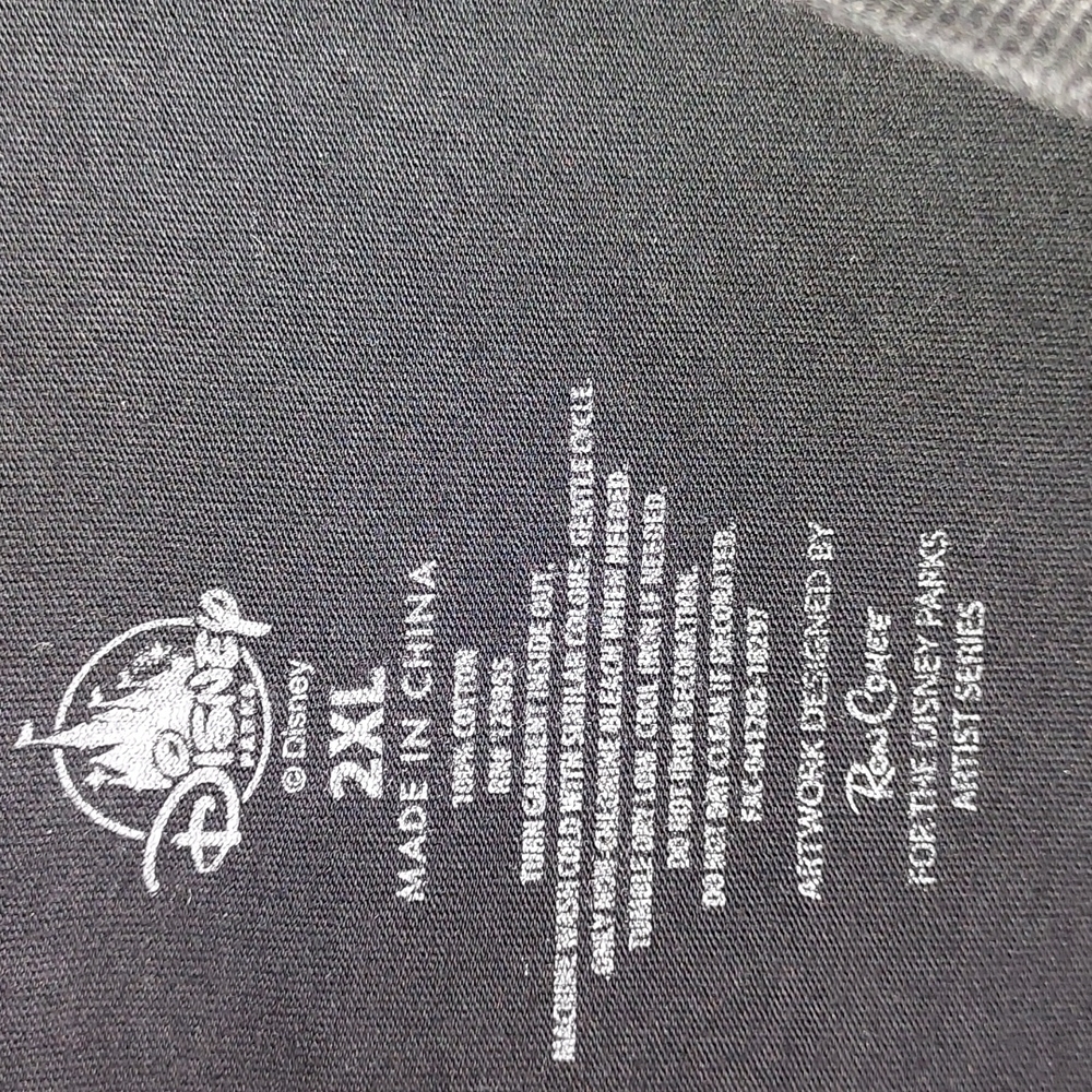 Disney artist series ron cohee mickey mouse black stoneware shirt - Picture 2 of 4